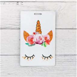 Чехол для бейджа и карточек «Единорог»