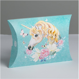 Коробка складная фигурная «Единорог», 19 ? 14 ? 4 см   4774481