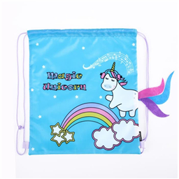 Мешок для обуви, 400 х 350 мм, deVENTE, Magic Unicorn, с фетровыми элементами