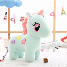 Милый единорог с сердечками (3 размера)