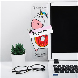 Панель на монитор для стикеров У меня есть для тебя пончик 