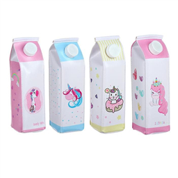 Пенал школьный на молнии  Пакет Единорожек   