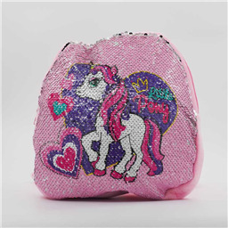 Рюкзак-перевертыш с пайетками My little pony средний розовый