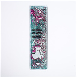 Сувенирная линейка - шейкер 100% MAGIC, жидкие блёстки