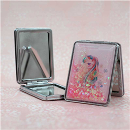 Зеркало складное с пайетками Очарование единорога